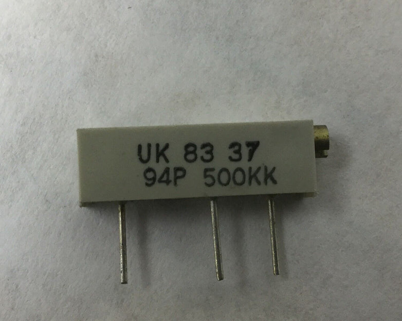 Allen Bradley Potentiometer, UK 83 37, 94P 500KK, (Lot of 5) NEW