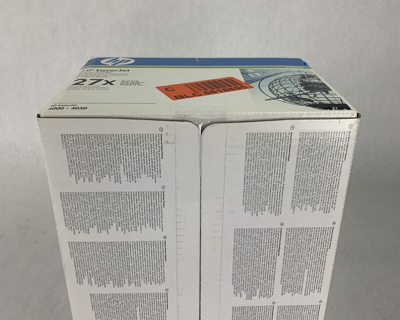 New Sealed OEM HP C4127D Dual Pack 2-27X Black Toner for Laserjet 4000 & 4050