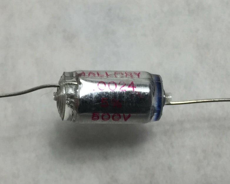 NOS Mallory Capacitor 0024 MF 5% 500V Lot of 69