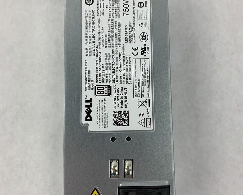 Dell D750P-S0 Power Supply DPS-750TB-1 A for PowerEdge