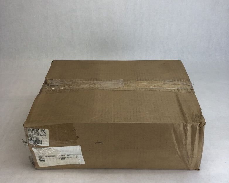 12x12 Inch, Clear Layflat Poly Bags 4 Mil - 1000
