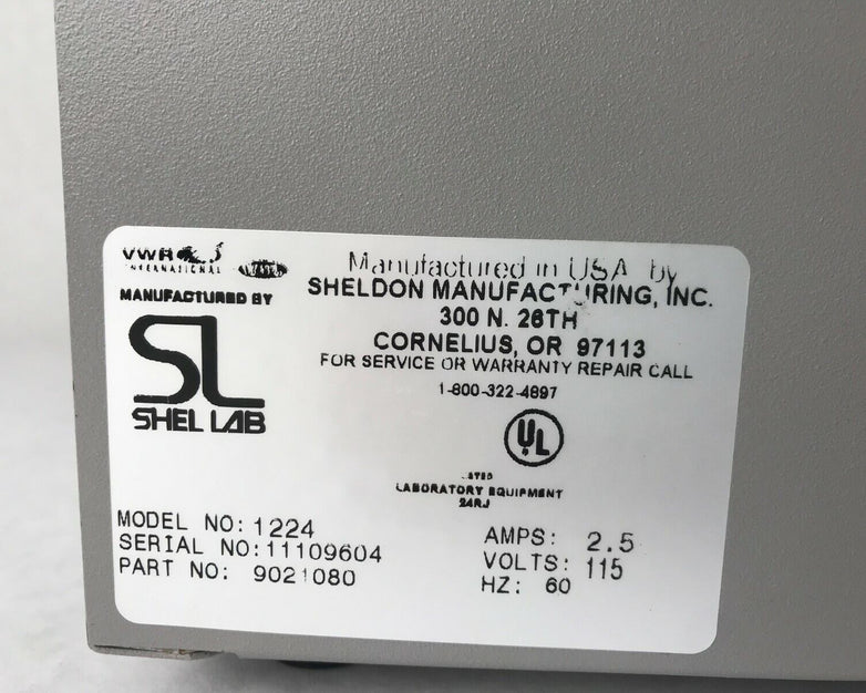 VWR Sheldon Laboratory Water Bath Model 1224