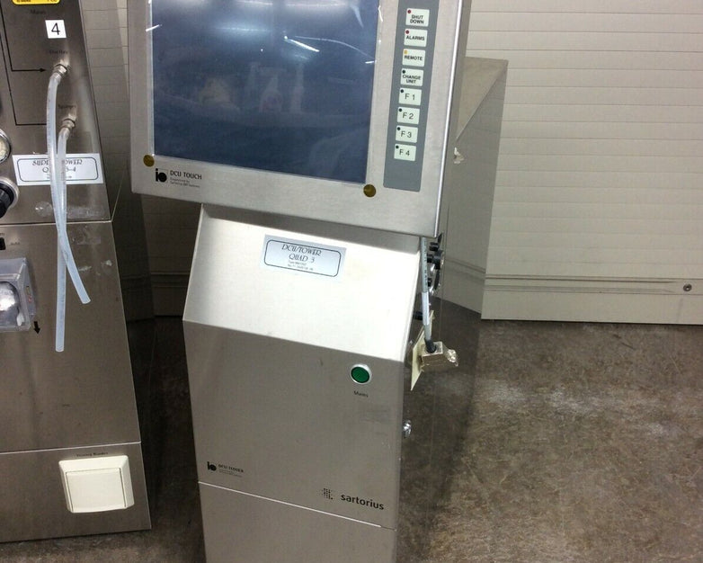 Sartorius Stedim Biotech Biostat DCU Touch Tower B-DCU Bioreactor w Glass Vessel