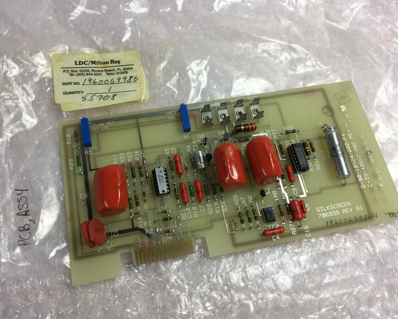 LDC / Milton Roy Part# 1960069986 PCB Assy Board