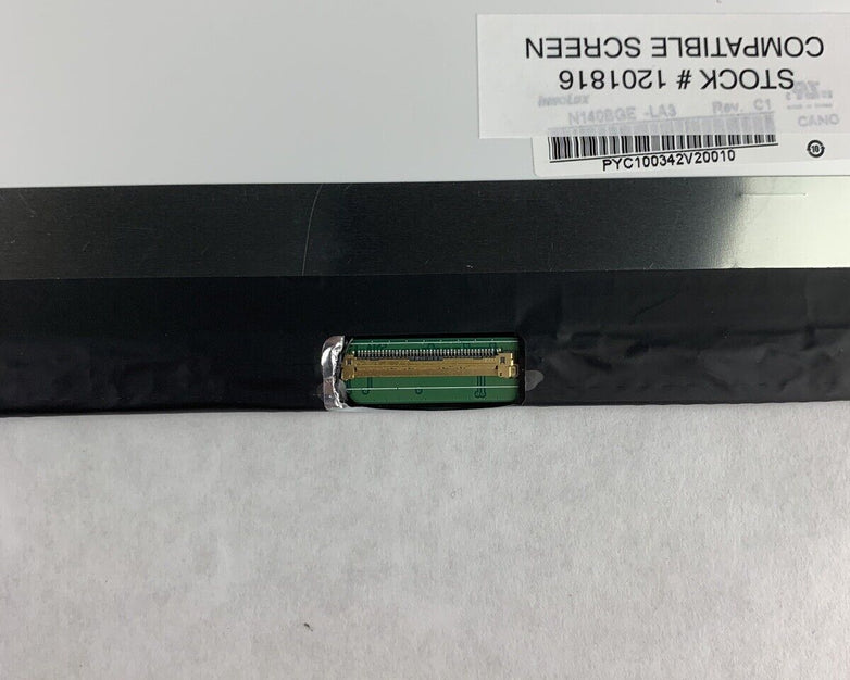 New Screen Replacement for N140BGE-LA3 HD 1366x768 Glossy LCD LED 14"