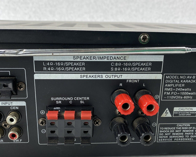 Deura AV-B105 Digital Karaoke Stereo Amplifier