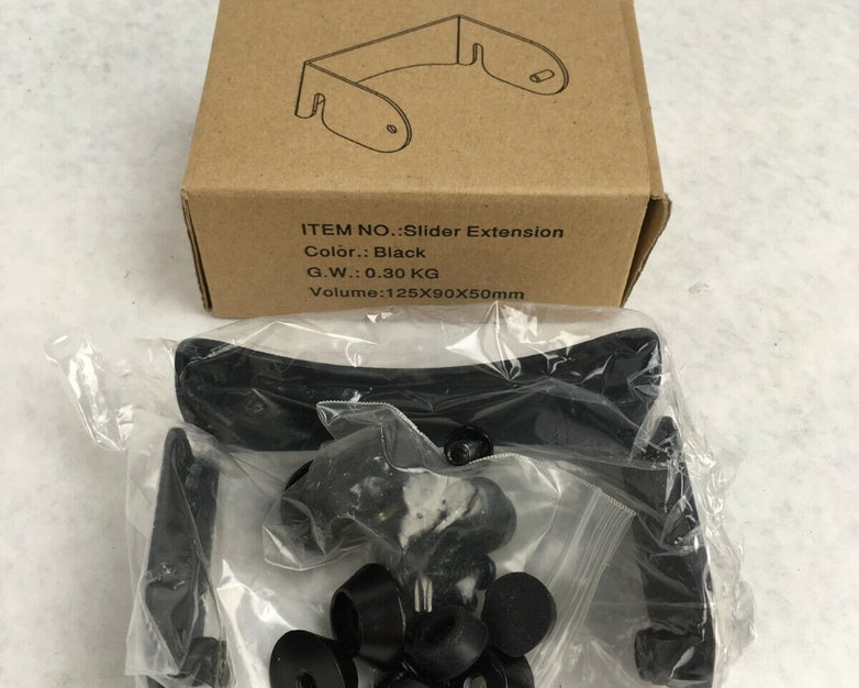 Slider Mount Slider Extension Black .30KG 125x90x50mm Camera Mount