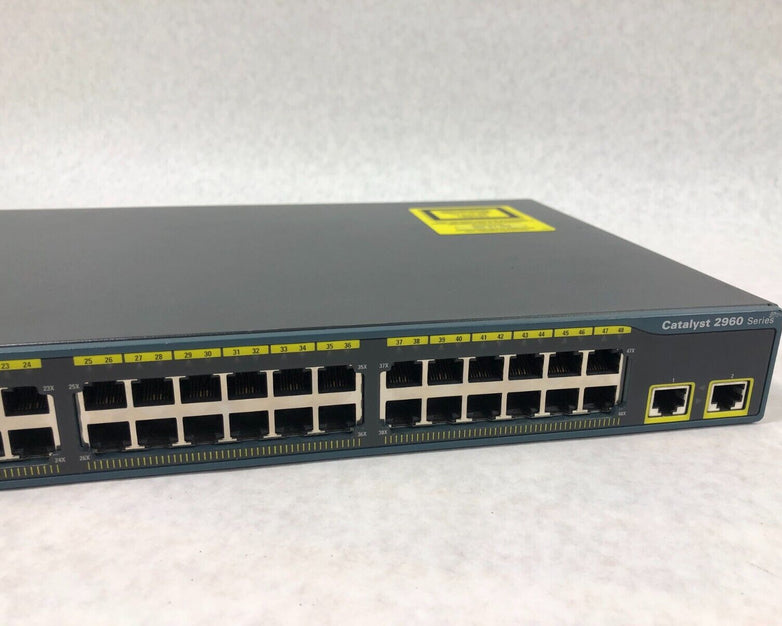 Cisco WS-C2960-48TT-L Catalyst 2960 48P 10/100 Ethernet Switch