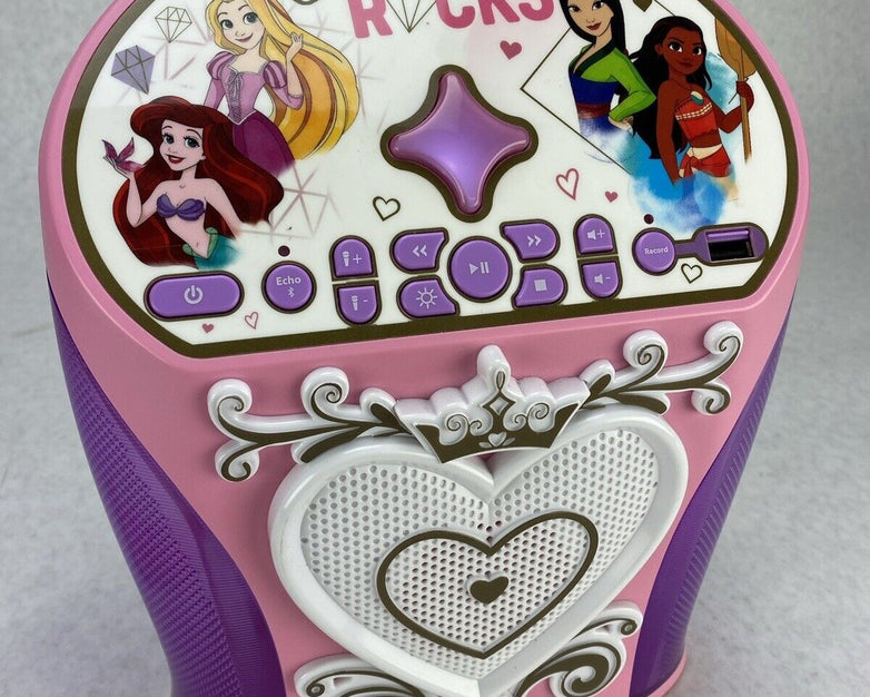 Ekids Di-554DPEXv1 Courage Rocks Disney Princess Karaoke Microphone Amp