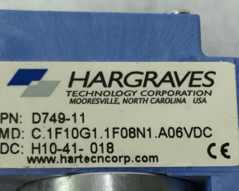 Hargraves D749-11 C.1F10G1.1F08N1.A06 VDC H10-41-018