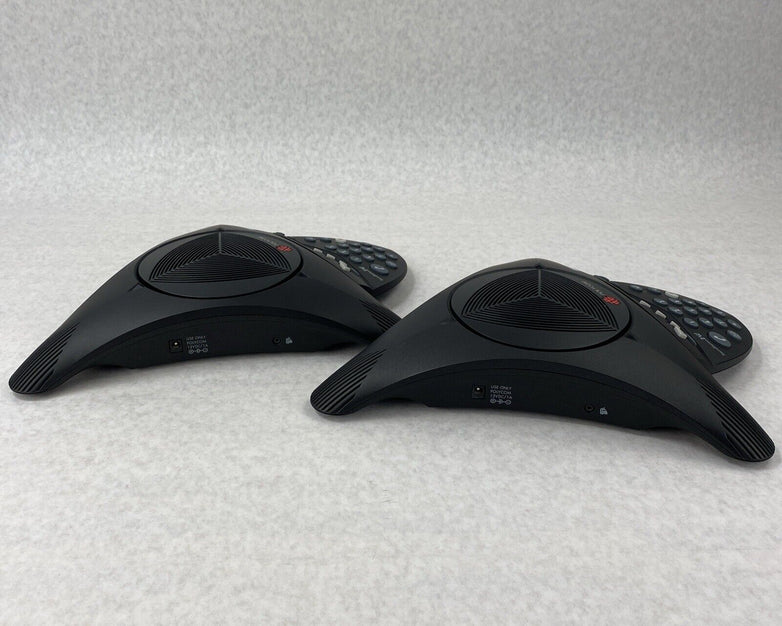 Lot of 2 Polycom SoundStation 2201-67880-160 2W 1.9GHz Speaker Conference Phone