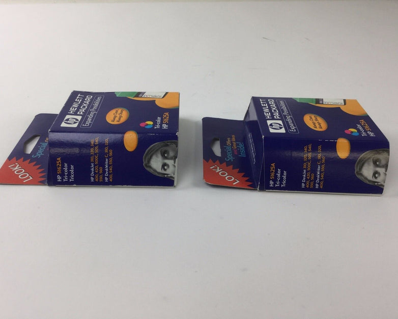 HP Inkjet Print Cartridge 51625A Tri Color (Lot of 2), NEW