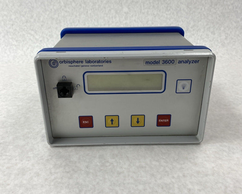 Orbisphere Laboratories Model 3600 Analyzer w/ Power Adapter