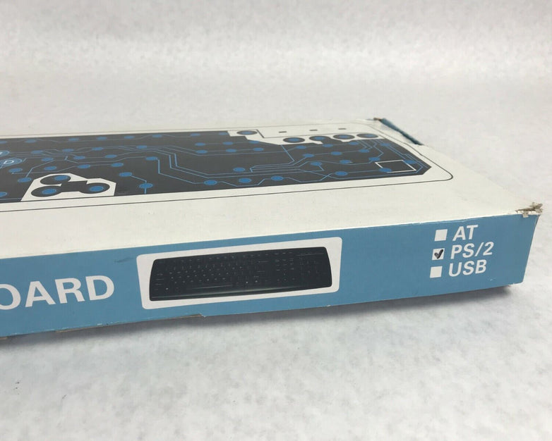AOpen KB-858B Wired PS/2 Keyboard Colored Editing Macros