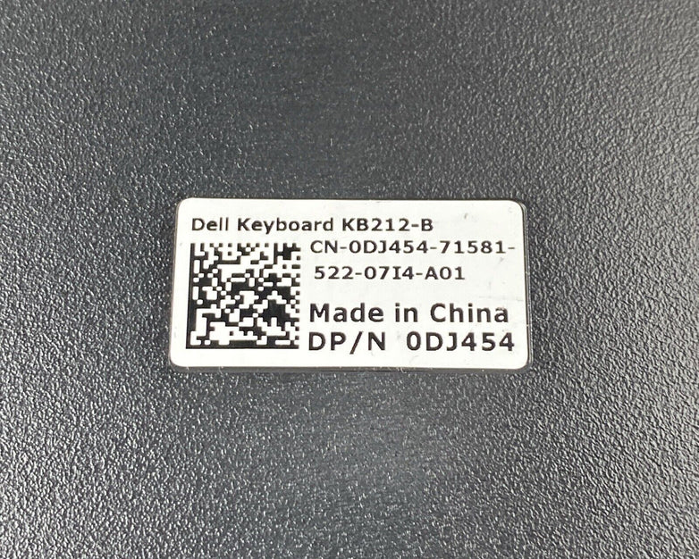 Lot of 11 Dell DJ454 USB Keyboards KB4021 Black