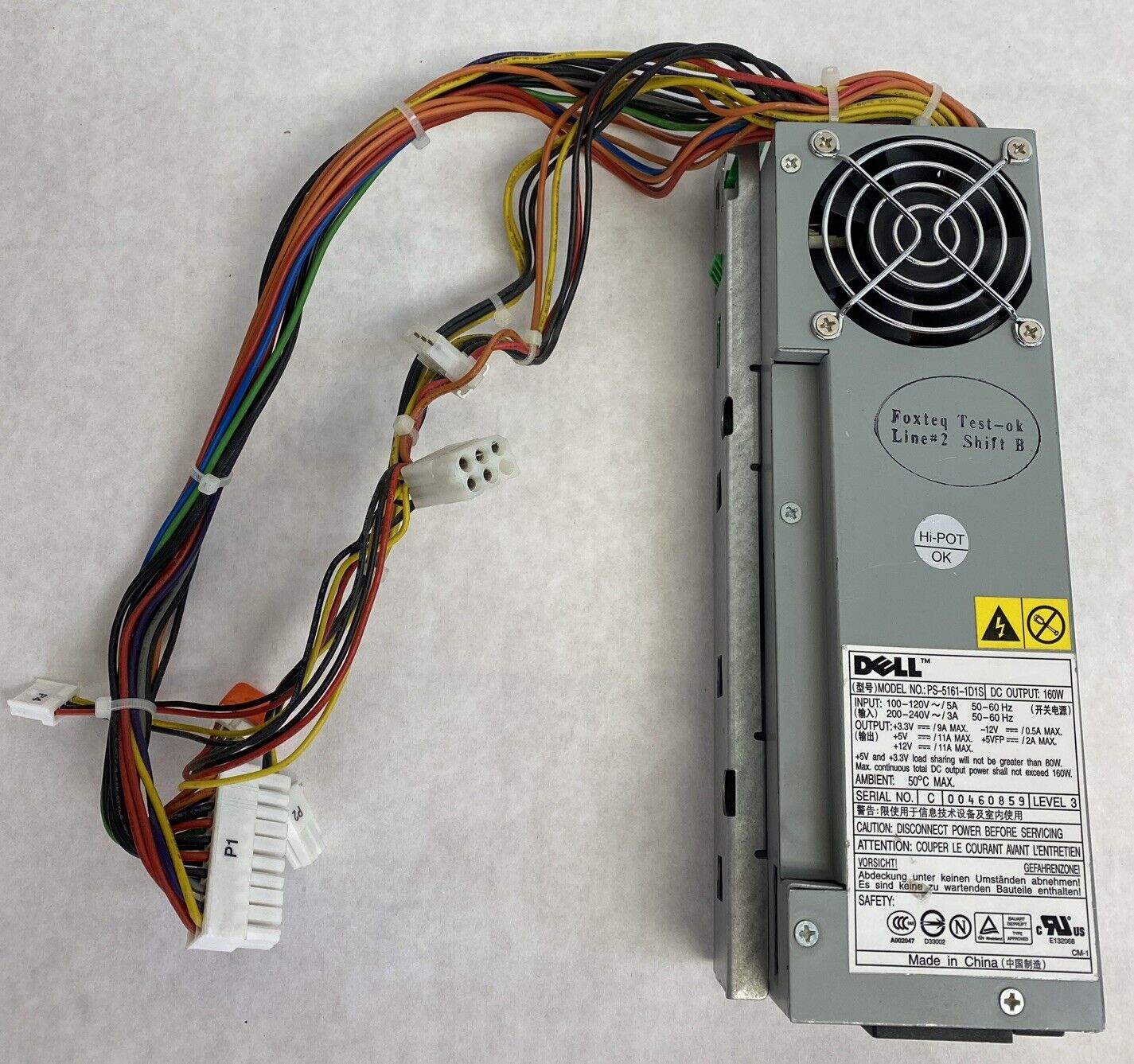 Dell 03Y147 PS-5161-1D1S SFF 160W Power Supply Bracket 5G817 for Dimension 4600C