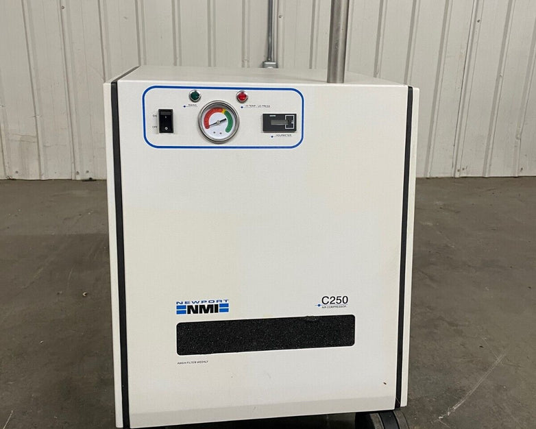 Newport Medical C250 Air Compressor C250-110/120V-R, 39.5 Hours, NMI