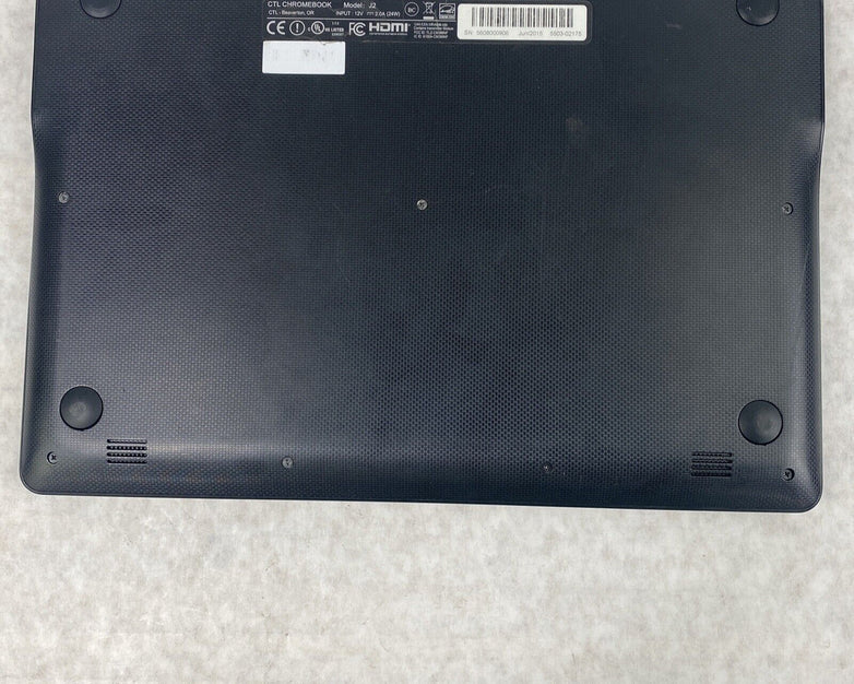 CTL Chromebook J2 11.6” 2GB RAM 16GB SSD Grade B NO BATTERY NO CHARGER