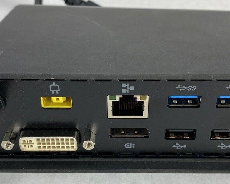 Lenovo 03X7011 ThinkPad OneLink DU9033S1 Dock DVI DisplayPort USB3.0 but NO PSU