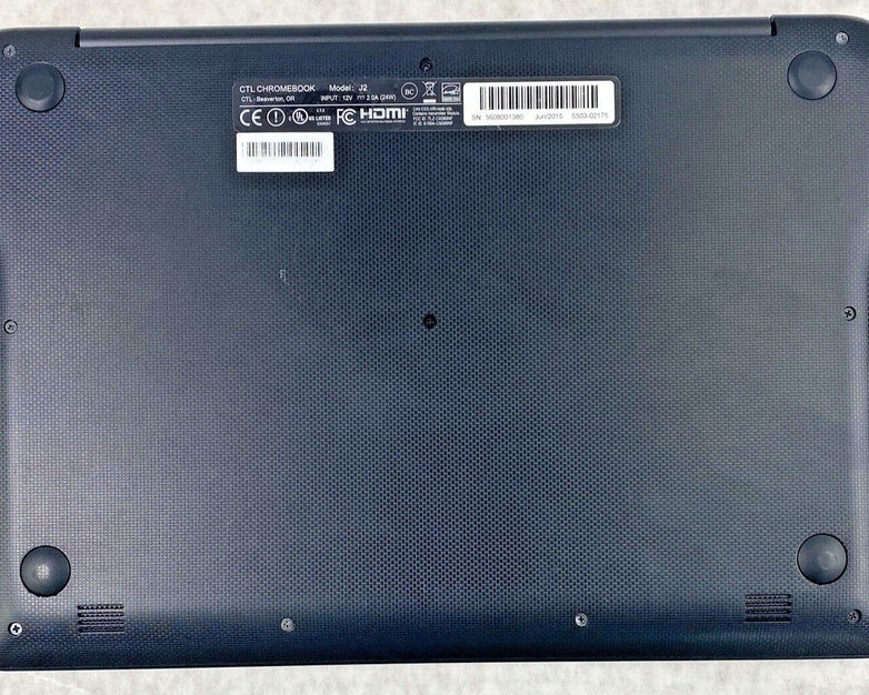 CTL Chromebook J2 11.6” 1.8GHz Rockchip 2GB RAM 16GB SSD 2.5 lbs TESTED Grade B