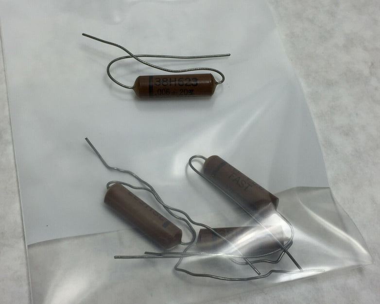 38H623 .006 600VDC 178703 Capacitor Lot of 4