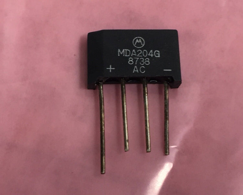Genuine Motorola MDA204G Bridge Rectifier Diode 2A 400V Lot of 3