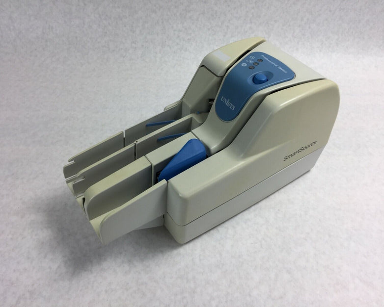 Unisys SmartSource Professional Check Scanner SSP 2-PK2 w/Power Supply & Cord
