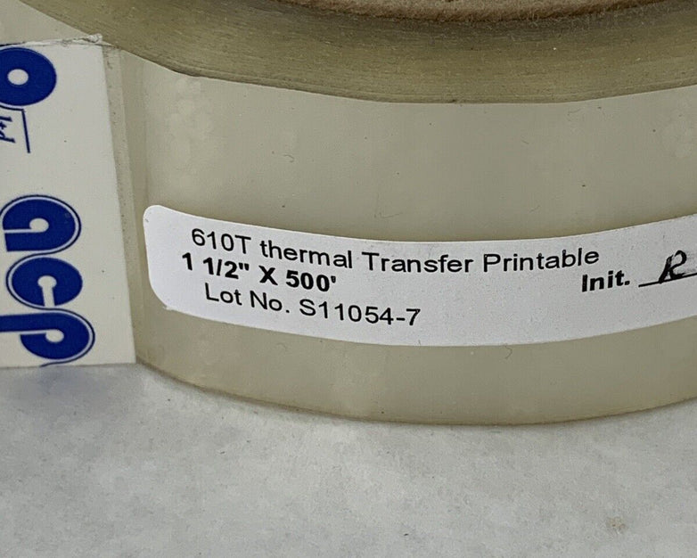 New ACPO 610T Thermal Transfer Printable Tape S11054-7