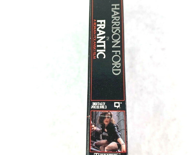 Vintage Classic Frantic 1994 VHS Tape Movie Harrison Ford Betty Buckley