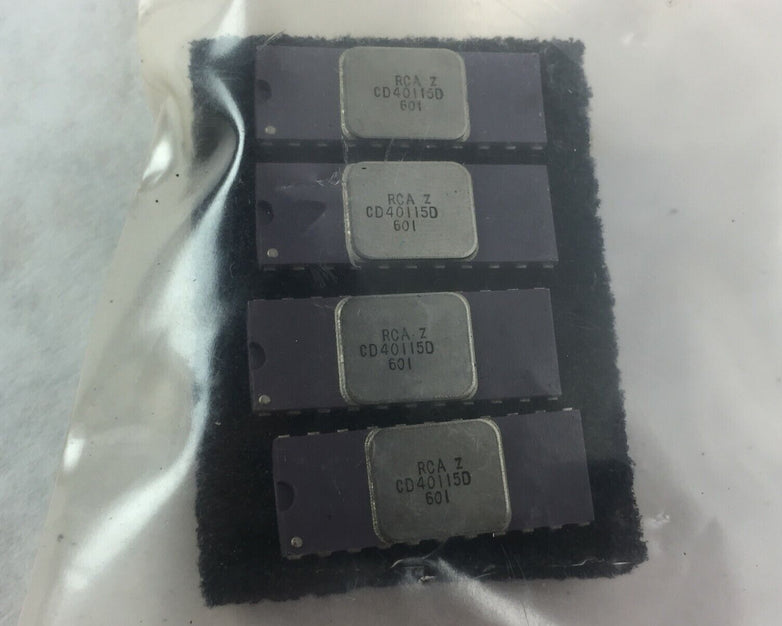 (4) RCA CD40115D Integrated Circuit Lot of 4