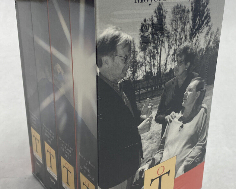VHS On Our Own Terms Bill Moyers On Dying 2000 PBS 4 Tape 6hrs Sealed Box Set