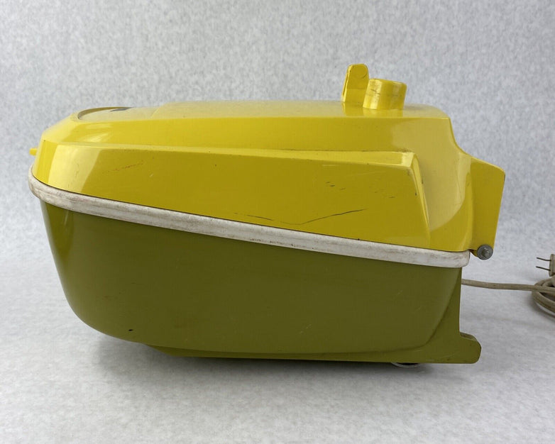Vintage Kenmore 2627 Canister Vacuum Cleaner Motor 116 w/ Vacuum Hose Yellow