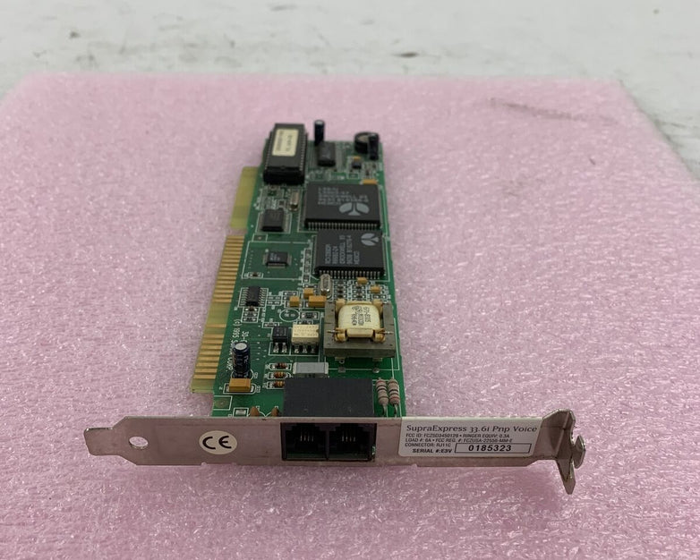 Supra 16-Bit ISA Modem Card SupraExpress 33.6i PnP VoiceInternal 30-0130-3A