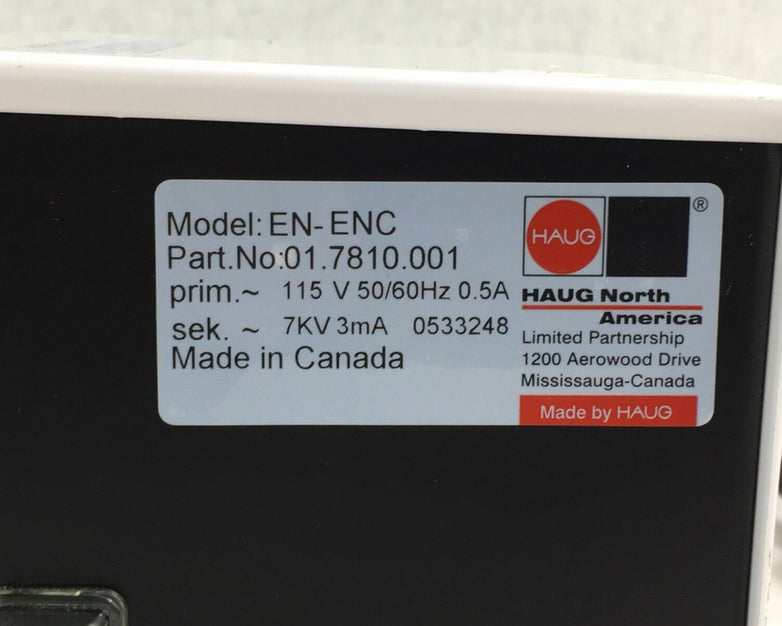 Haug Mettler Toledo EN-ENC 01.7810.001 Power Supply