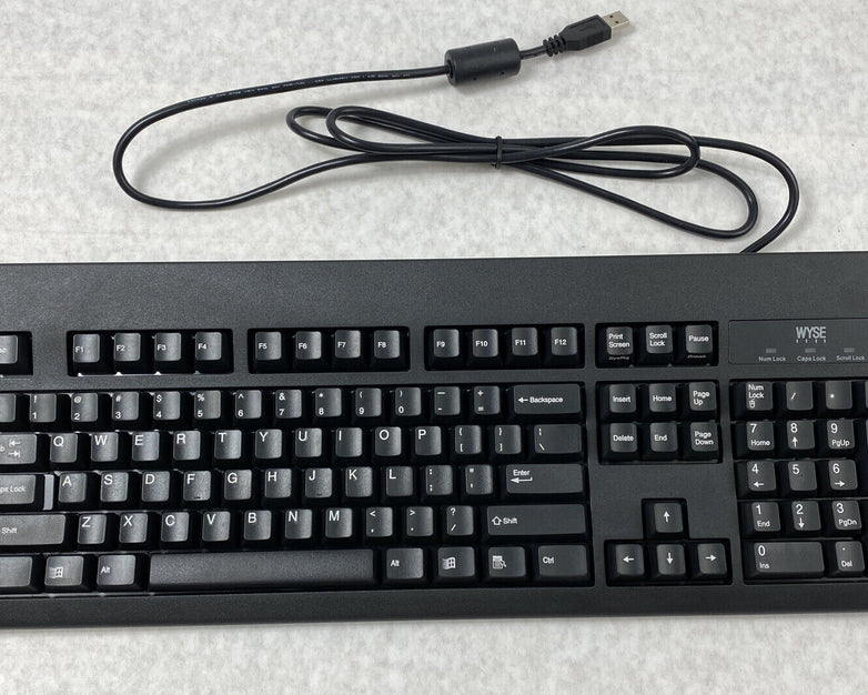 Wyse 901716-06L USB Keyboard KU-8933 With PS/2 Port Black OEM New In Box