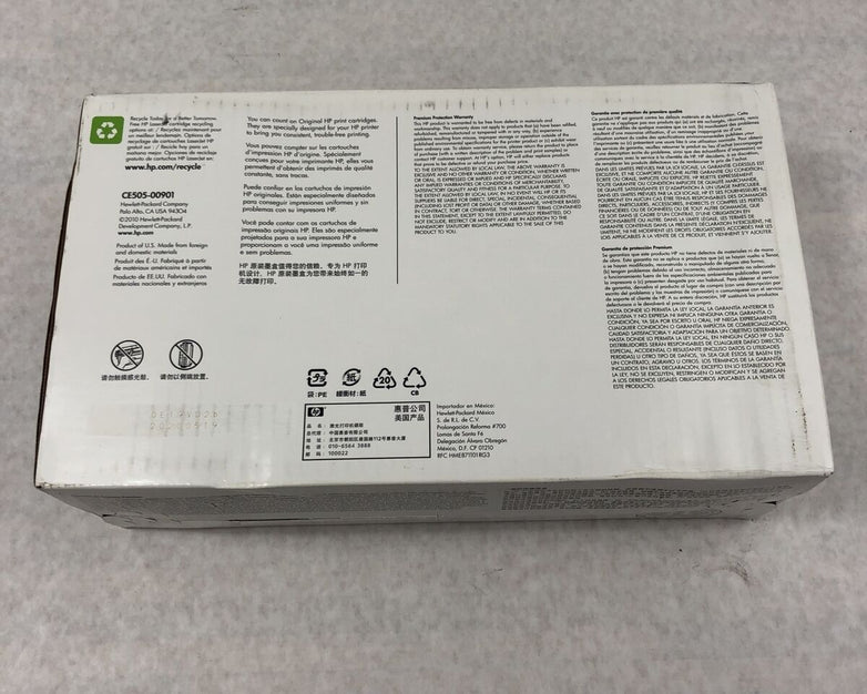 HP LaserJet CE505-00901 Black Print Cartridge for P2035/P2055