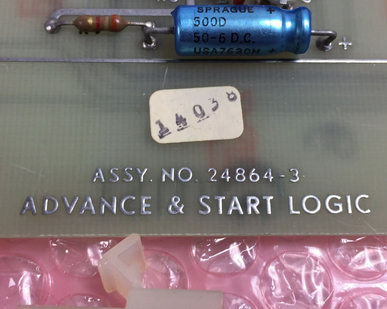 MSI Advance & Start Logic 14038 Assy No 24864-3 Card