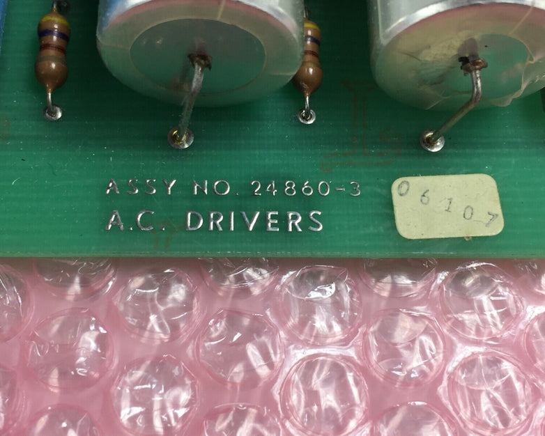 MSI 06107 A.C. Drivers Assy No 24860-3 Card