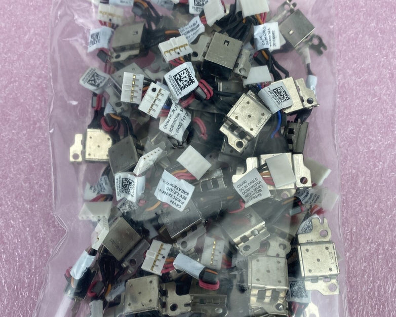 50x Dell 0XNJ46 OEM Latitude 3189series DC-IN Power Jack Cable AMA01 DC30100ZR00