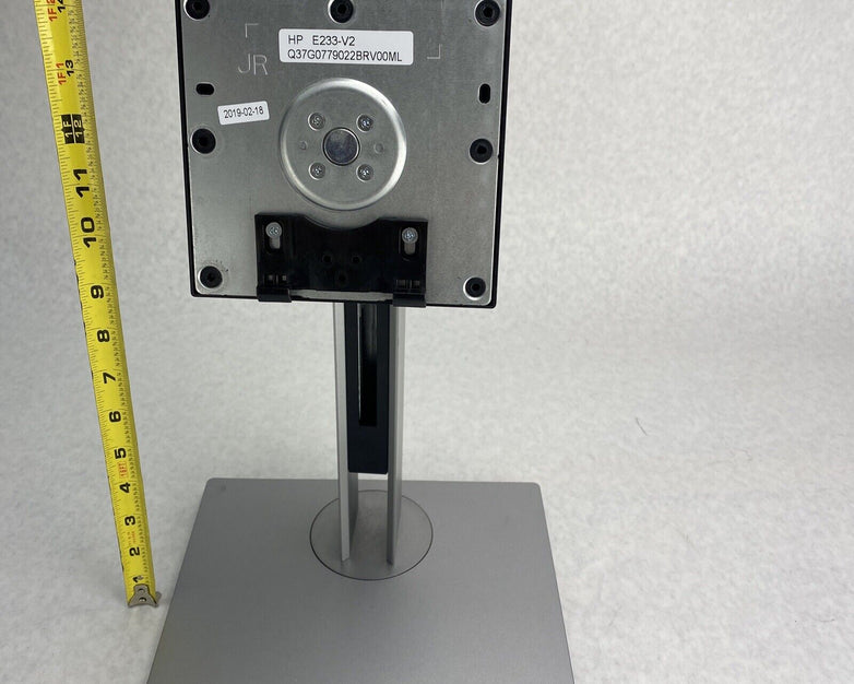 Jarlly 921007-0001 Monitor Stand Base E233-V2 Black and Silver 920693-702