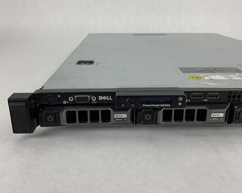 Dell PowerVault NX300 Server 1x Xeon E5506 2.13 GHz 3 GB RAM No HDD No OS