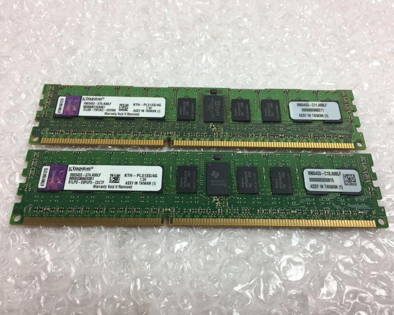 Kingston 8GB (2x4GB) KTH-PL313S/4G PC3-10600 DDR3-1333MHz ECC Registered RAM