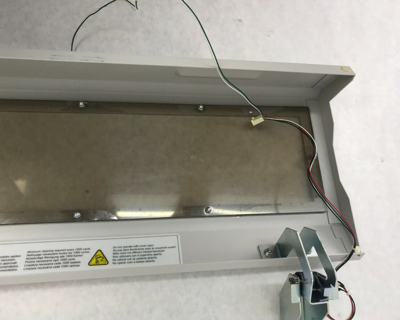 Zebra P520i ID Card Printer Front Door Window Assembly