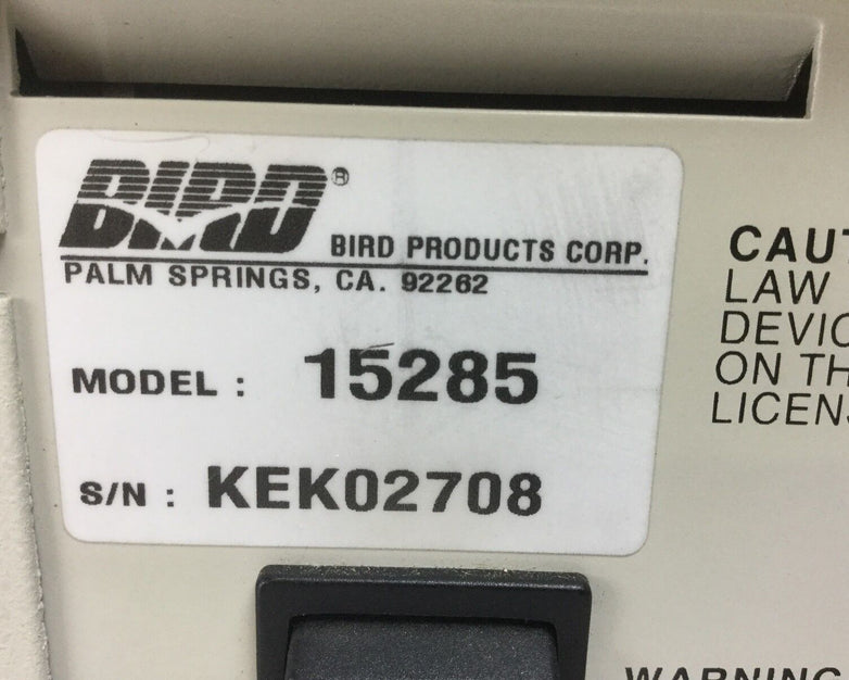 Bird Partner IIi Monitor 15285 Untested Powers On Includes Power Cord
