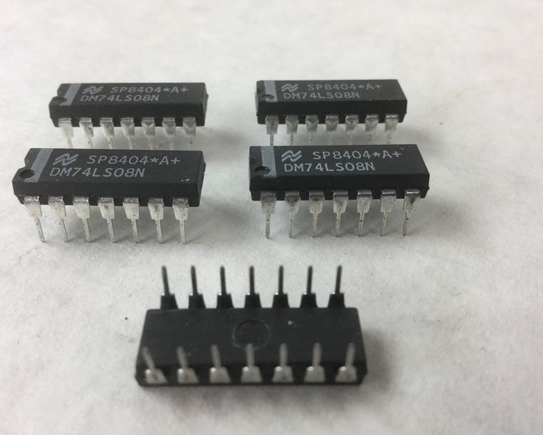 DM74LS08N (SP8404), 14 Pin Dip (Lot of 5) NEW