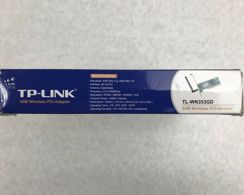 TP-Link 54M Wireless PCI Adapter TL-WN3533GD