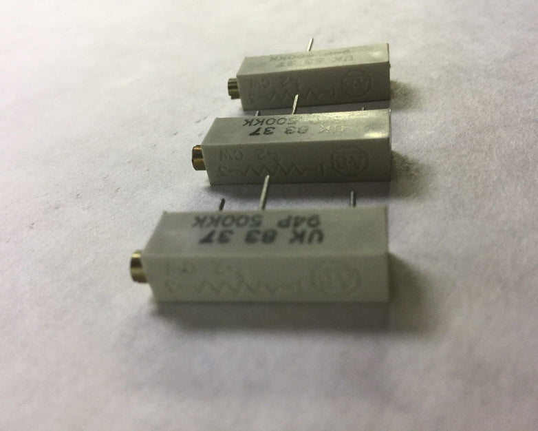Allen Bradley Potentiometer, UK 83 37, 94P 500KK, (Lot of 3) NEW