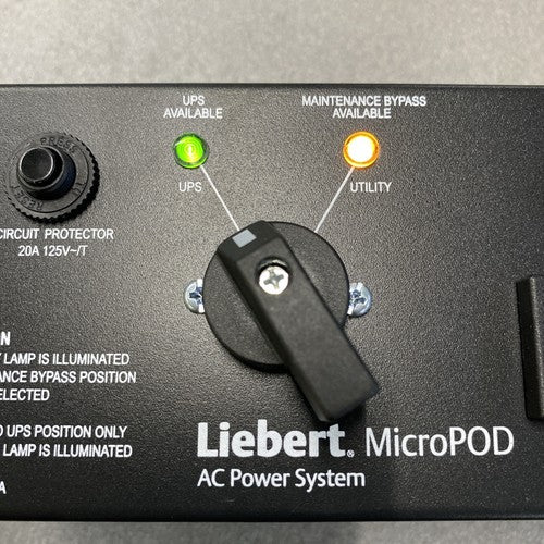 Emerson MP2-120C Liebert MicroPOD AC Power System 120V 16A