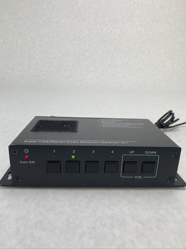 Aurora AS-41V R2 4 x 1 Super VGA Stereo Audio Selection Switcher with PSU