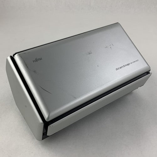 Fujitsu SnapScan S1500 Document Scanner Tested Bad Clip on Tray No Power Supply